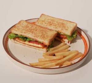 Crispy paneer sando