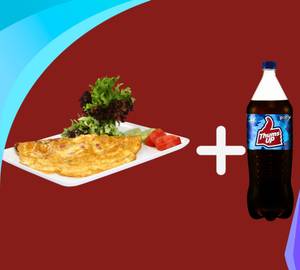Masala Egg Omlet-2 + 250 ml Thumsup
