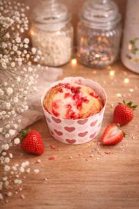 Vanilla Strawberry Muffin