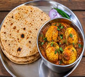 3 Pic Tawa Roti + 2Pic Egg Masala