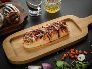 Saucy Veg Hot Dog