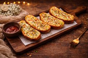 Open Italian Cheese Toast