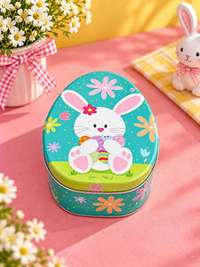 Bunny Round Tin (120 Gm)