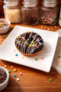 Rainbow Sprinkled Donuts