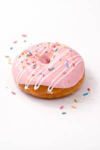 Strawberry Jelly Filled Donuts