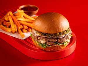 Tenderloin & Cheese Smash Burger Combo