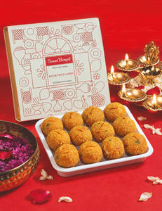 Esl Kesar Pista Laddu Box [12 Pieces]