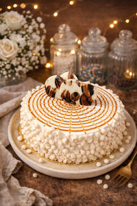 Caramel White Choco Flavour Exotic Cake