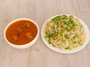 Hakka Noodles Manchurian Combo