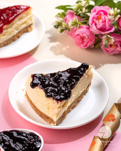 Blueberry Baked Cheesecake