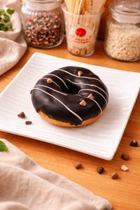 Dark Chocolate Flavour Filled Donuts