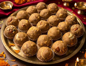 Sugarfree Atta Laddu