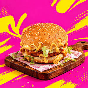 Ground Round Burger