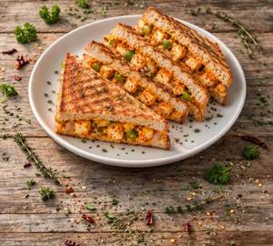 Paneer Tikka Grilled Sandwich