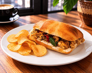 Paneer Shawarma Sandwich