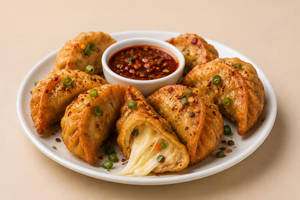 Cheese Fried Momos [6 pieces]