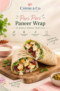 Peri Peri Paneer Wrap