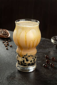 Caramel Boba Coffee
