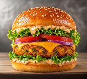 Classic chicken burger