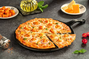 Achari Paneer Tikka, Lachha Onions, Mint Pizza