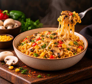 Mushroom Veggie Maggi
