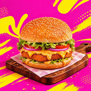 Zesty Paneer Burger