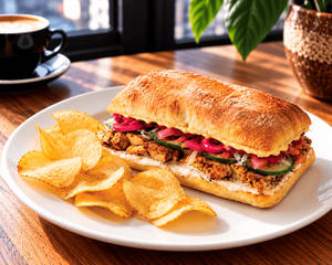 Chicken Shawarma Sandwich