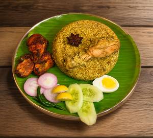 Chicken Donne Biryani With 3 Pieces with 1 egg
