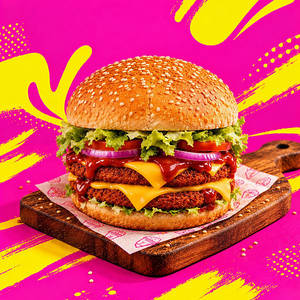 Pizzetto Special Veg Burger
