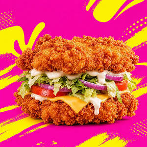 Chicken Down Town Burger