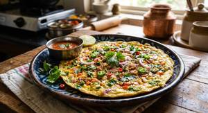 Spicy Desi Tadka Omelette ( 2 egg )