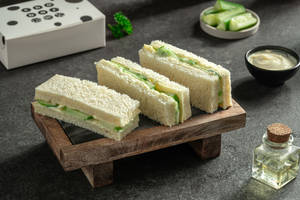 Cucumber And Cream Cheese Sandwich