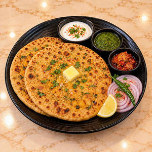 Aloo Pyaz Paratha