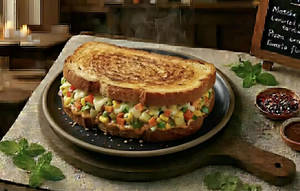 Cheese mix veg grilled jumbo sandwich