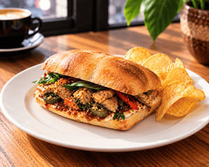 Asian Thai Chicken Sandwich