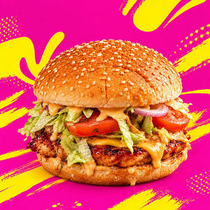 Barbecue Chicken Burger