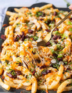 Baked Cheezy Fries [Veg]