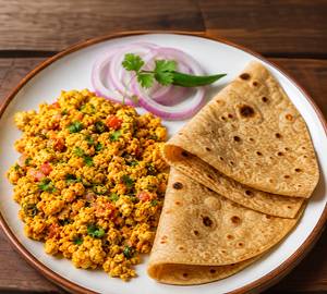 Anda Bhurji Chapati
