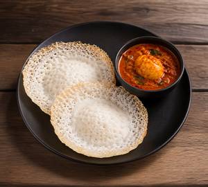 Appam And Egg Curry