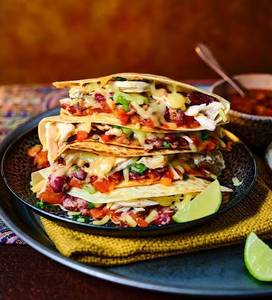 Shredded Chicken Quesadilla