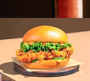 Chicken zinger burger