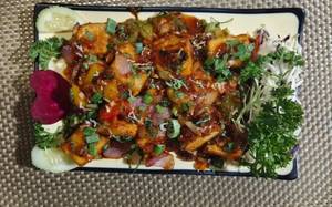 Cottage Cheese With Plum Sauce