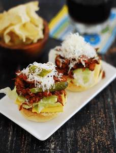 Orange Pepper Pulled Chicken Mini Burger