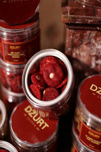 Red Velvet Mini Cookies Jar