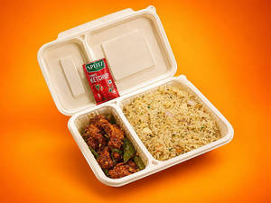 Egg Fried Rice + Boneless Chicken Chilli Combo