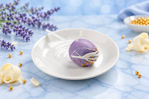 Lavender Cake Pop