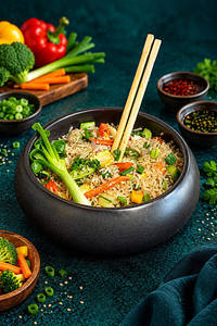 Oriental Burnt Garlic Rice