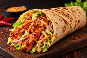 Peri peri chicken twister