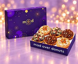 Diwali Festive Donuts Gift Box (Box Of 6)