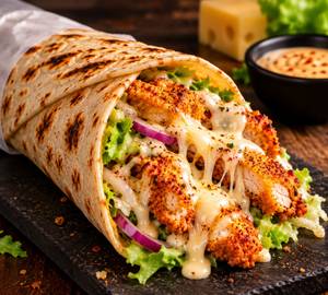 Chicken cheese twister